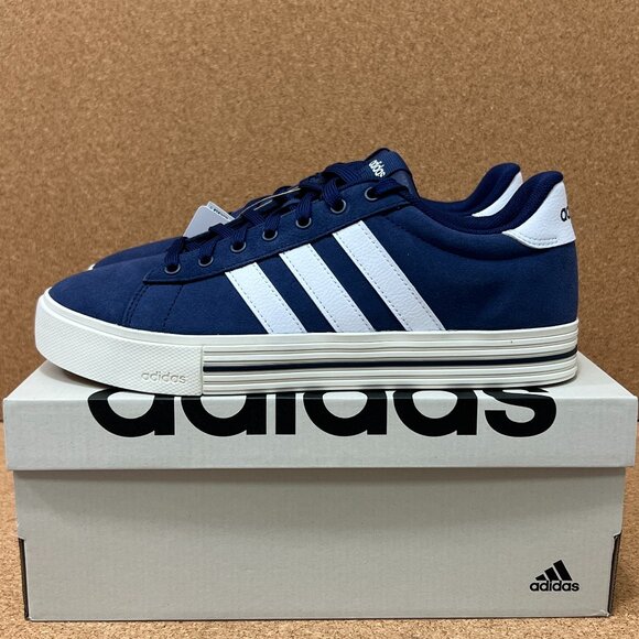 Adidas Daily 4.0 Skateboarding Shoes Men's Size 9 / Women's Size 10 Blue White